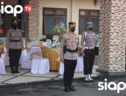 Kapolres Batu Pimpin Upacara Sertijab dan Pisah Sambut Kasat Intelkam Polres Batu