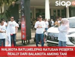 Walikota Batu Melepas Ratusan Peserta Really dari Balaikota Among Tani 