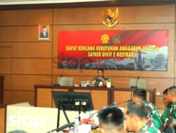 Asren Divif 2 Kostrad Pimpin Acara Penyusunan Rencana Kebutuhan Anggaran TA 2024 Satker Divif 2 Kostrad