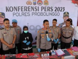 Polres Probolinggo Berhasil Amankan Tersangka Pembunuhan Bermotif Asmara