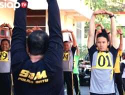 Tes Kesamaptaan Jasmani, Kapolres Batu Bersama PJU Ikuti TKJ