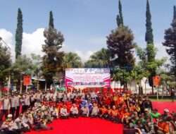 polres Batu di Kunjunggi Mabes polri Baharkam dan Cek Peralatan Kebencanaan Dan Saksikan Latihan PPGD.