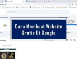 Cara Membuat Web Hosting Di Google Sites