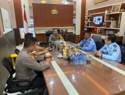 Giat Dalam Perkuat Pengamanan, Lapas Kediri Perkuat Sinergi dengan Polres Kediri Kota