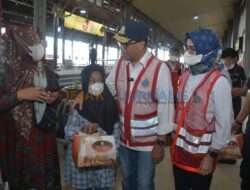 Menteri perhubunggan Kunjunggi Stasiun dan Bandara
