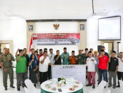 Stakeholder Kabupaten Sidoarjo Deklarasi dan Tanda Tangani Prasasti Pemilu Damai 2024