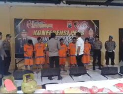 Polresta Sidoarjo Obrak Abrik Dua Lokasi Pengoplos Ribuan Tabung LPG Bersubsidi