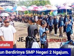 Keseruan Dies Natalis 9 Tahun Berdirinya SMP Negeri 2 Ngajum.