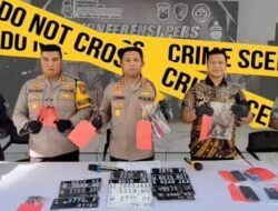 Tersangka Kasus 3C dengan Dua Kasus Menonjol di Ungkap Satreskrim Polresta Sidoarjo