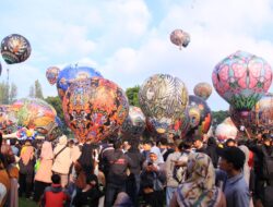 Acara Puncak Acara Festival Balon Udara 2024 di Wonosobo