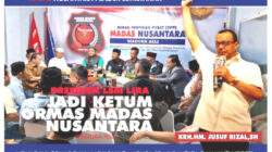 HM. Jusuf Rizal Presiden LSM LIRA terpilih Pimpin Ormas Madas Nusantara