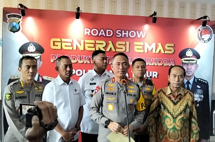 Polda Jatim Gelar Road Show Generasi Emas Produktif Tanpa Narkoba