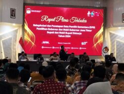 Rapat Pleno Terbuka Digelar KPU Sidoarjo