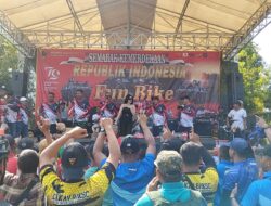 Semarak Fun Bike Kikav 3/TSC Meriahkan Peringatan HUT RI ke-79