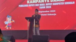 Komisi Pemilihan Umum Sidoarjo Gelar Deklarasi Kampanye Damai