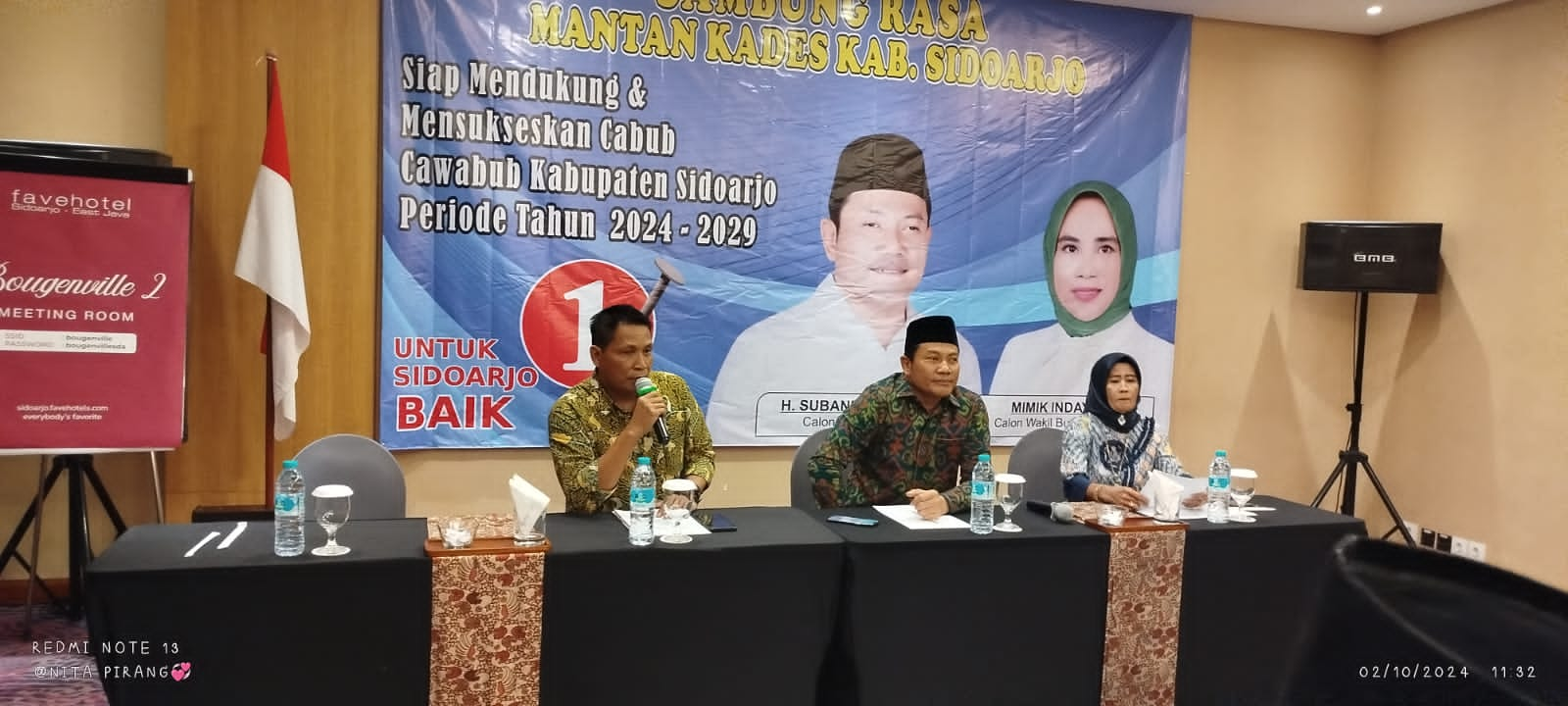 H. Subandi Bertemu Mantan Kades untuk Dukungan Pilkada Sidoarjo 2024