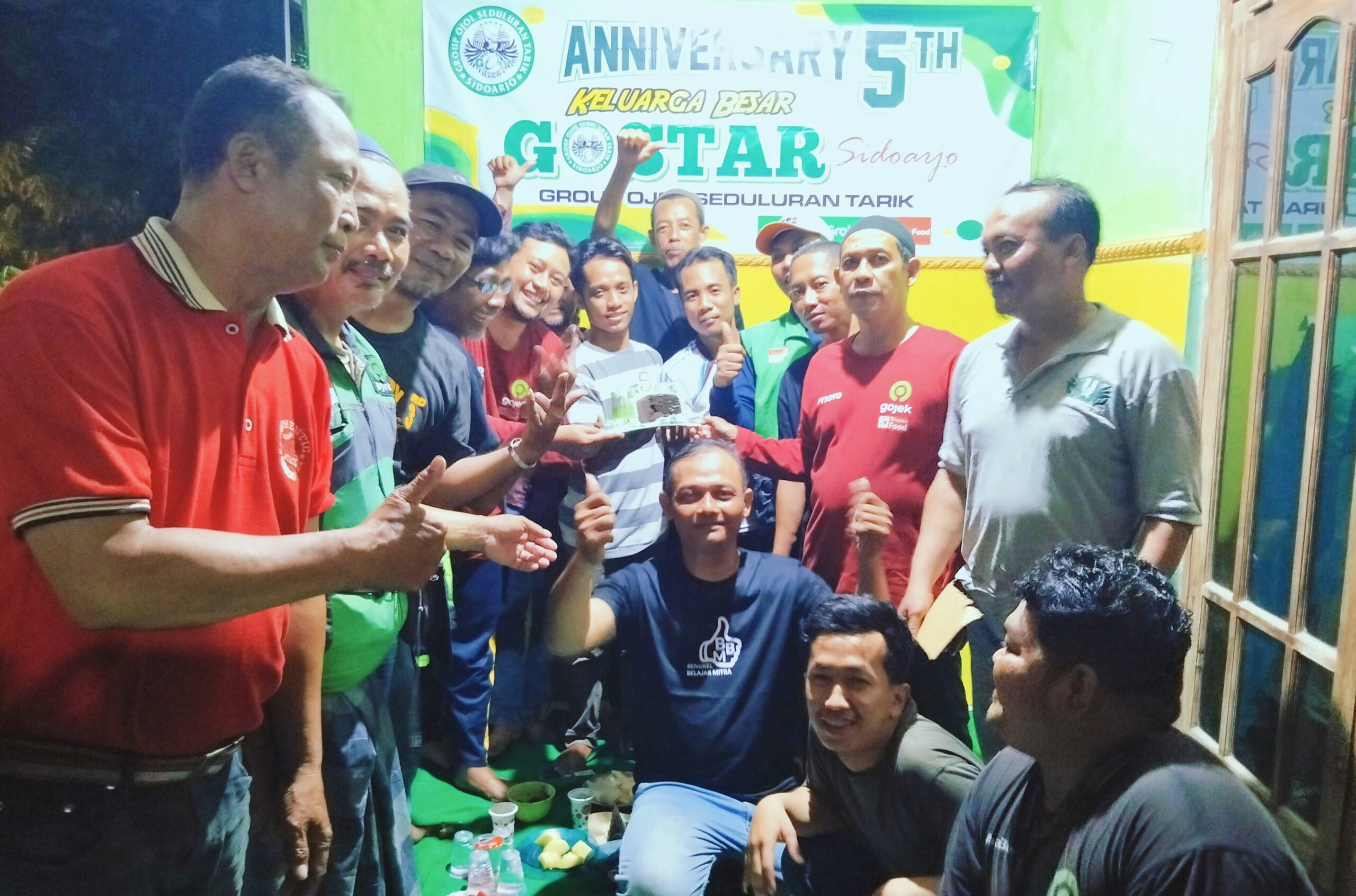 Komunitas Ojek Online Gostar Rayakan Anniversary ke-5