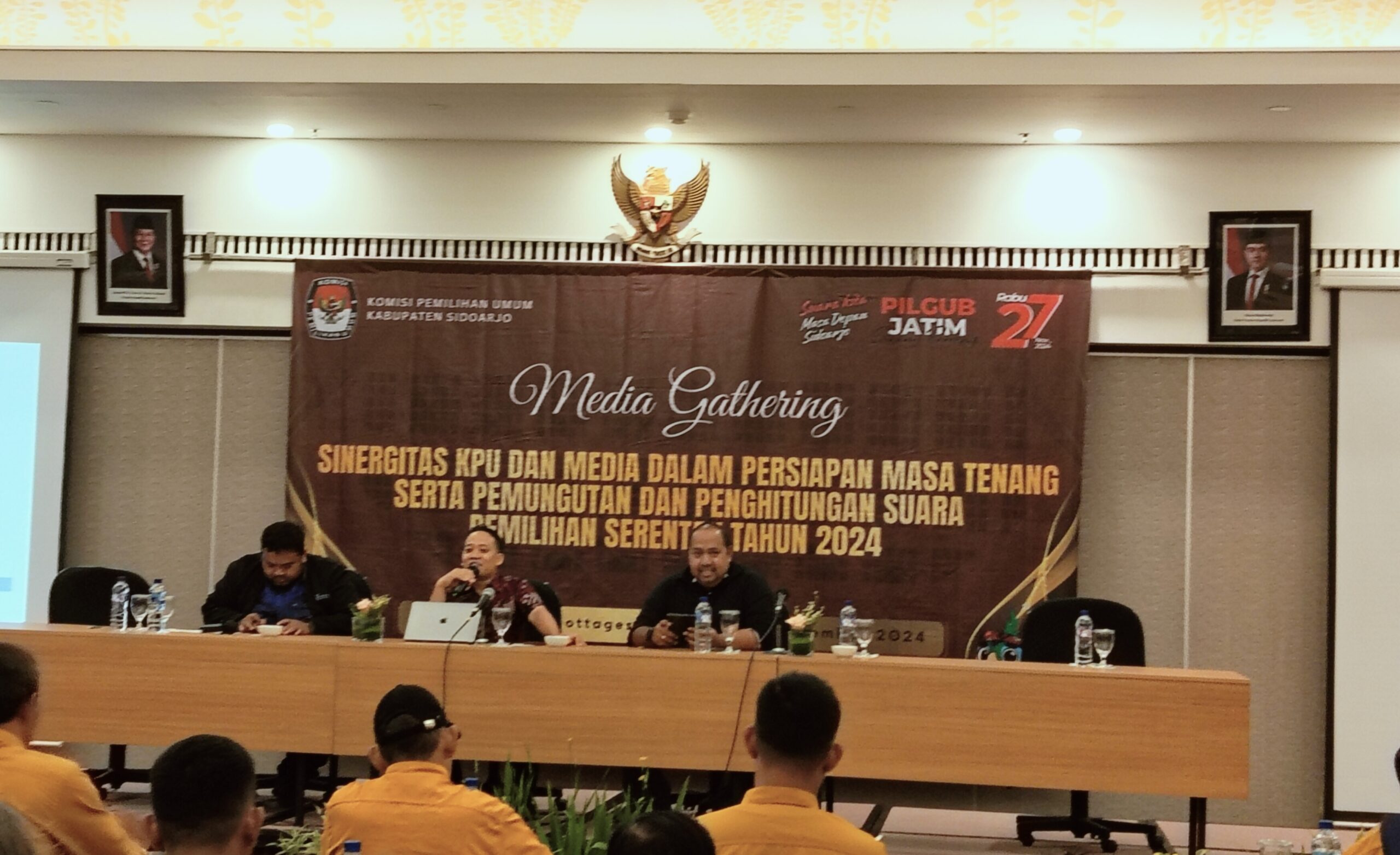 KPU Sidoarjo Gelar Media Gathering, Sinergitas Sukseskan Pilkada 2024