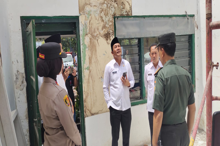 Makoramil Sedati Direnovasi, Plt. Bupati Sidoarjo H. Subandi Janjikan Bantuan saat kunjungan