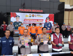 Satreskrim Polresta Sidoarjo Sikat Sindikat Pengedar Uang Palsu