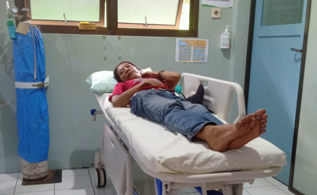 Warga Kelurahan Ngaglik, Kota Batu Diminta Waspada Serangan DBD. Hari Wicaksana, salah satu dari 6 orang sudah menjadi korban keganasan nyamuk Aedes Aegypti.