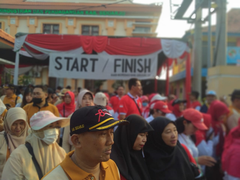 Jalan Santai Rayakan Hari Jadi Koperasi ke-78 Sidoarjo