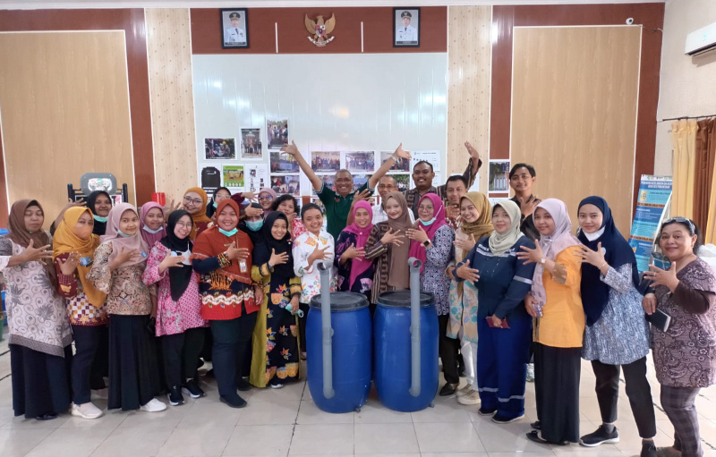 DR. Koen Irianto praktikkan 5 Pilar STBM Melalui TTG pada workshop yang digelar Dinas Kesehatan Kota Malang