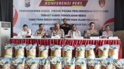 Satgas Pangan Polresta Sidoarjo Ungkap 12,5 Ton Beras Oplosan