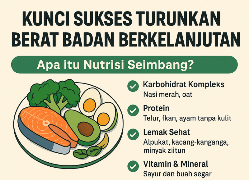 Nutrisi Seimbang Strategi Efektif Turunkan Berat Badan