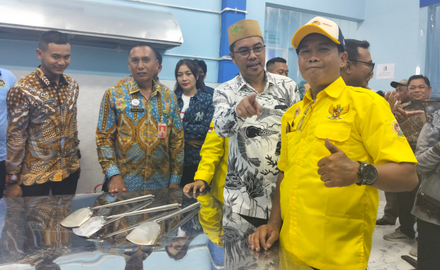 Dapur Badan Gizi Nasional DAPM Wijaya Mandiri Tarik telah diresmikan Ketua DPRD Sidoarjo, Abdillah Nasih pada Jumat (29/8/2025).