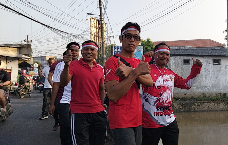 Semarak HUT RI, Polresta Sidoarjo Gelar Jalan Santai, aneka lomba dan panggung gembira.