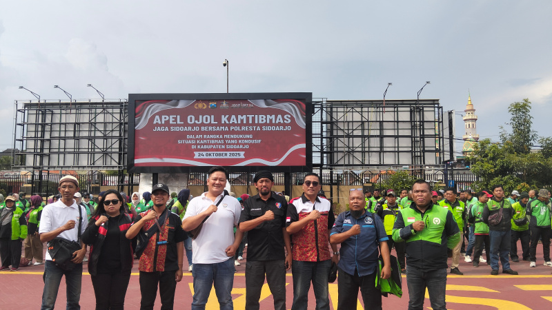 Apel Ojol Kamtibmas dihadiri jajaran Satintelkam dan Satbinmas Polresta Sidoarjo, serta para ketua organisasi ojol, antara lain Aliansi Ojol Sidoarjo (AOS), HIPDA, PDOI, dan ADO.