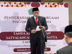 Satyalancana Karya Satya Diserahkan Bupati ke 768 ASN Sidoarjo