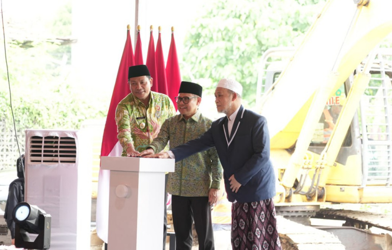 Groundbreaking Pondok Pesantren (Ponpes) Al Khoziny Sidoarjo telah resmi dimulai melalui seremoni pembangunan ulang