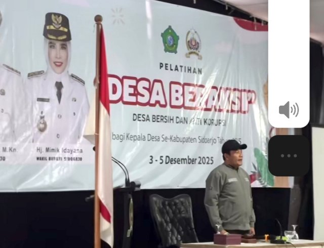 Pemkab Sidoarjo menggelar retret pelatihan Desa Beraksi di Rindam V/Brawijaya untuk memperkuat integritas dan tata kelola kepala desa