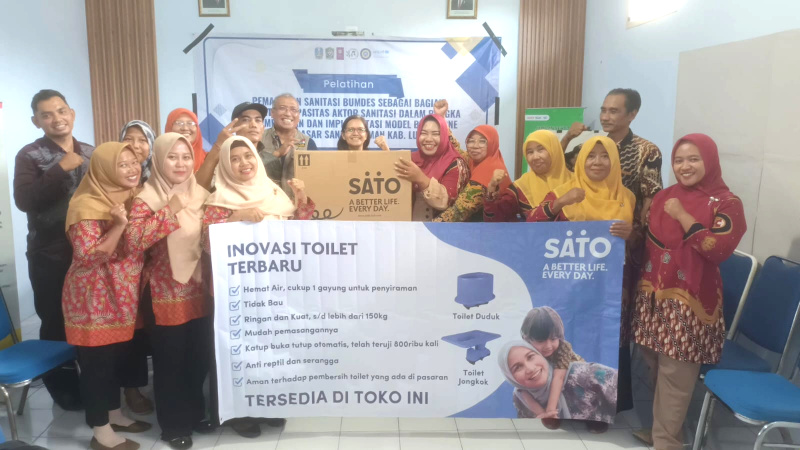 WC-KOEn dan SATO memperkuat pemberdayaan enam BUMDes di Kabupaten Lumajang melalui dukungan modal kerja dan pelatihan pengembangan bisnis sanitasi aman
