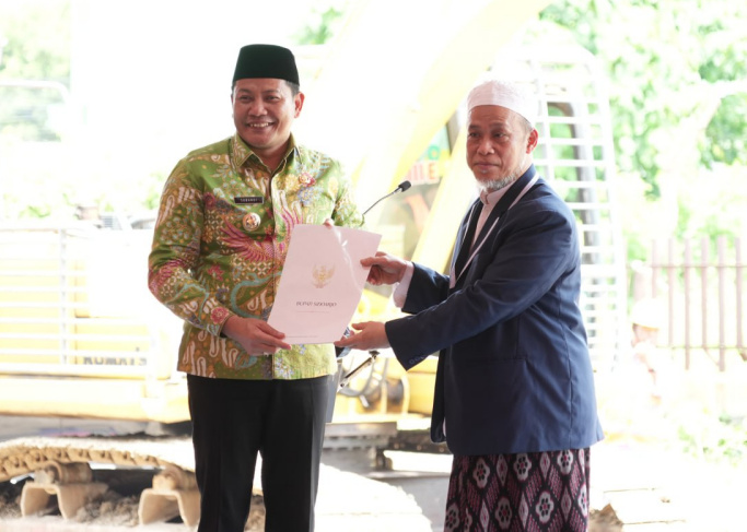 Groundbreaking Pondok Pesantren (Ponpes) Al Khoziny Sidoarjo telah resmi dimulai melalui seremoni pembangunan ulang