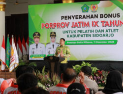 Atlet Porprov IX Digelontor Bonus Pemkab Sidoarjo